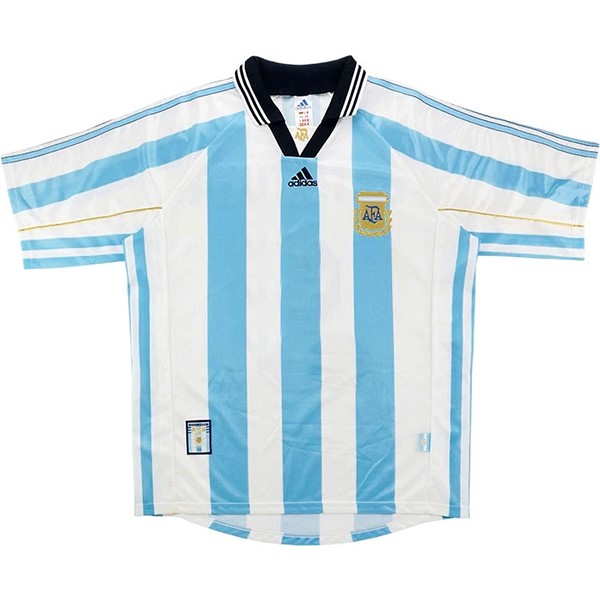 Tailandia Camiseta Argentina Primera Equipación Retro 1998 Azul